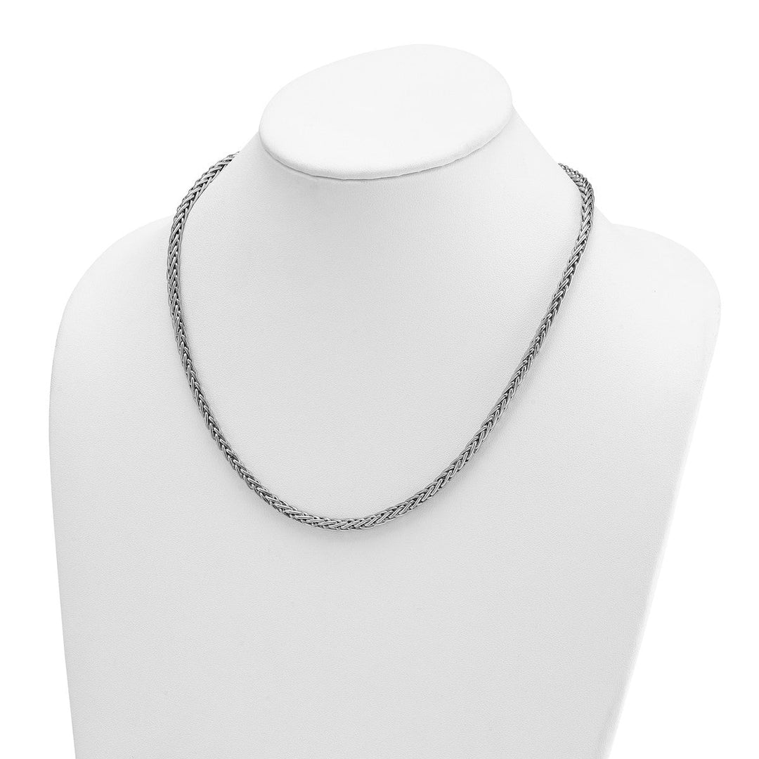 Gold 4.1mm Spiga (Wheat) Chain, 20