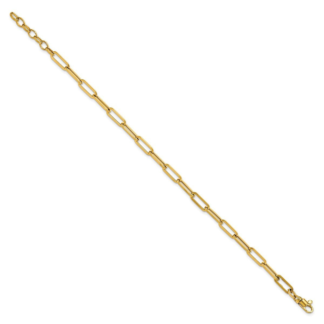 Gold 4.5mm Fashion Bracelet, 7.5