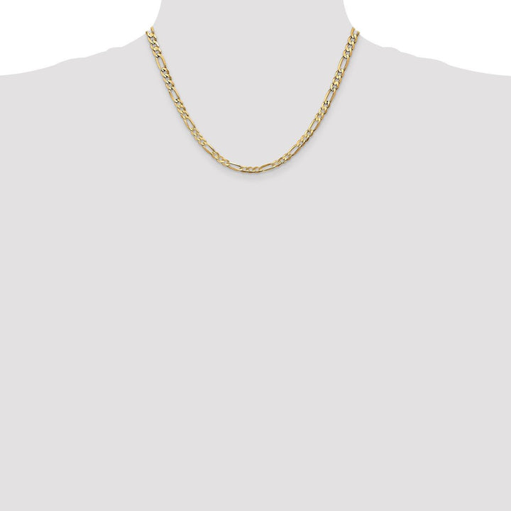 Gold 4.5mm Figaro Chain, 18" - Chain - Design Jewellers Edmonton