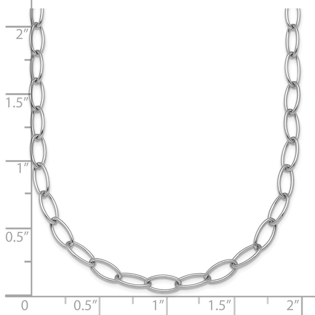 Gold 4.5mm Open Link Chain, 18