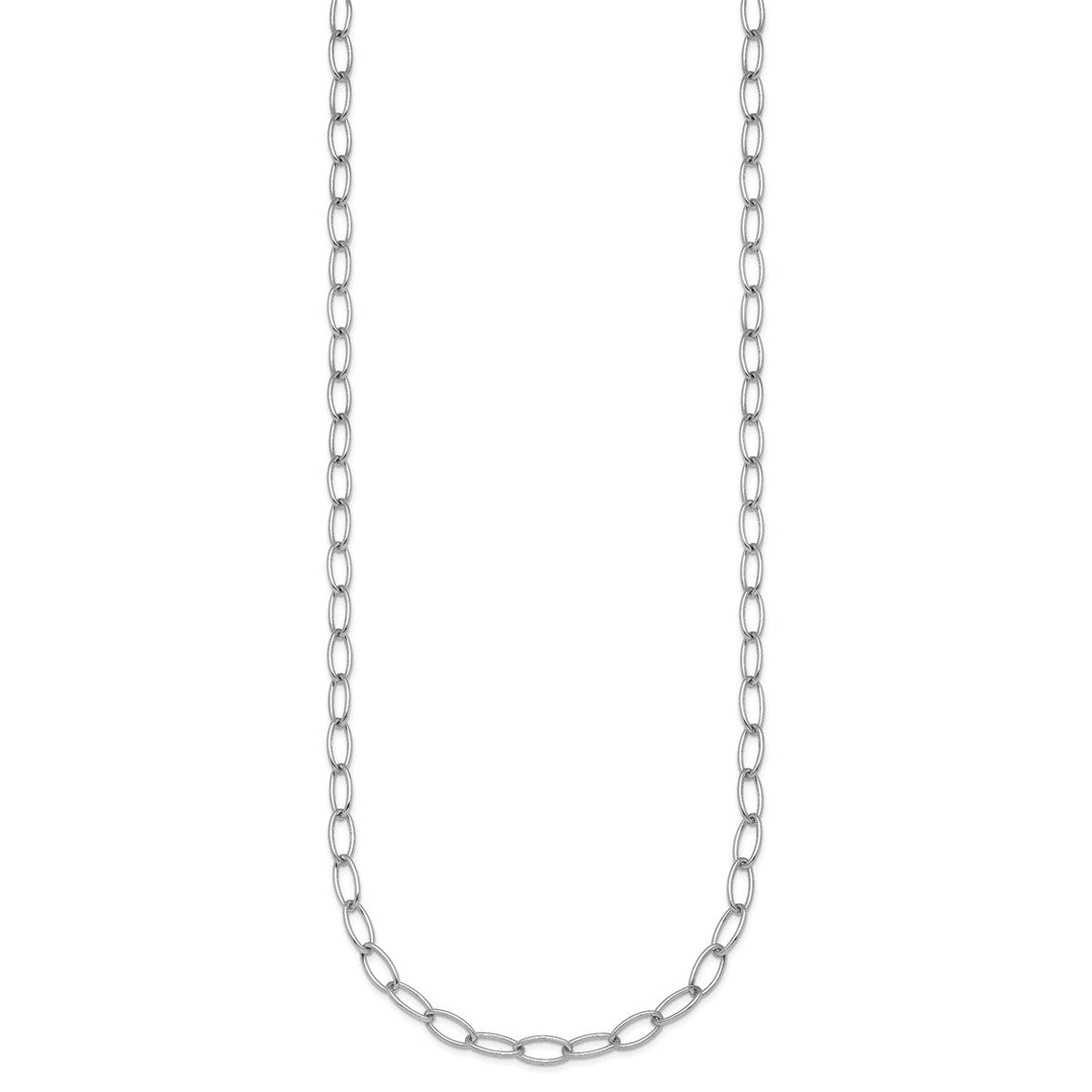 Gold 4.5mm Open Link Chain, 18
