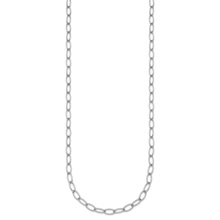 Gold 4.5mm Open Link Chain, 18" - Chain - Design Jewellers Edmonton