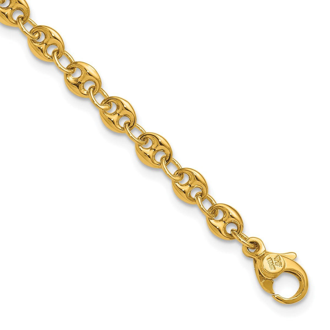 Gold 4.5mm Other Chains Bracelet, 7.75"
