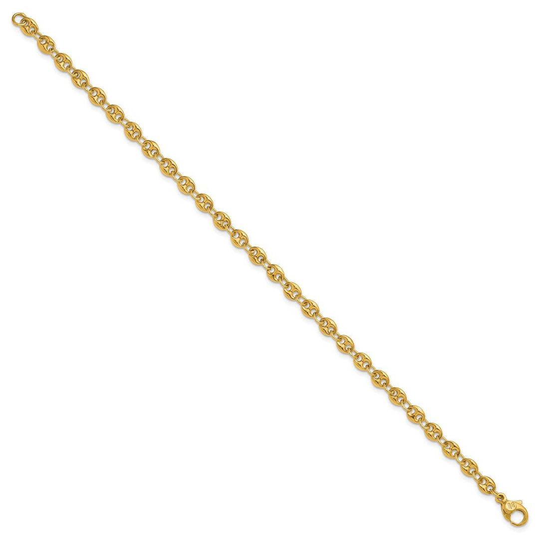 Gold 4.5mm Other Chains Bracelet, 7.75