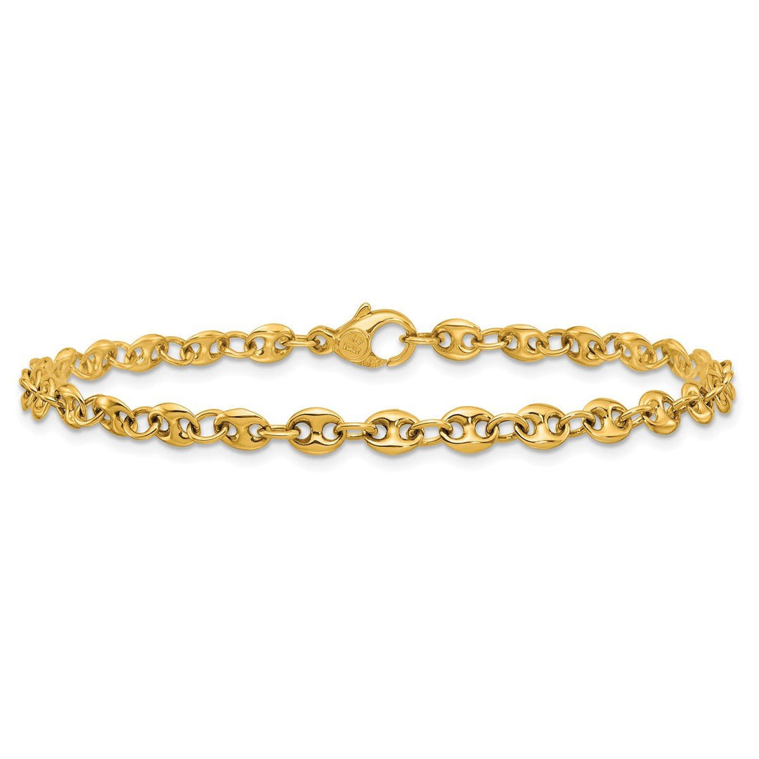 Gold 4.5mm Other Chains Bracelet, 7.75