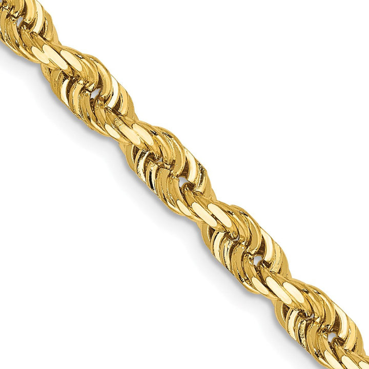 Gold 4.5mm Rope Chain, 1" - Chain - Design Jewellers Edmonton
