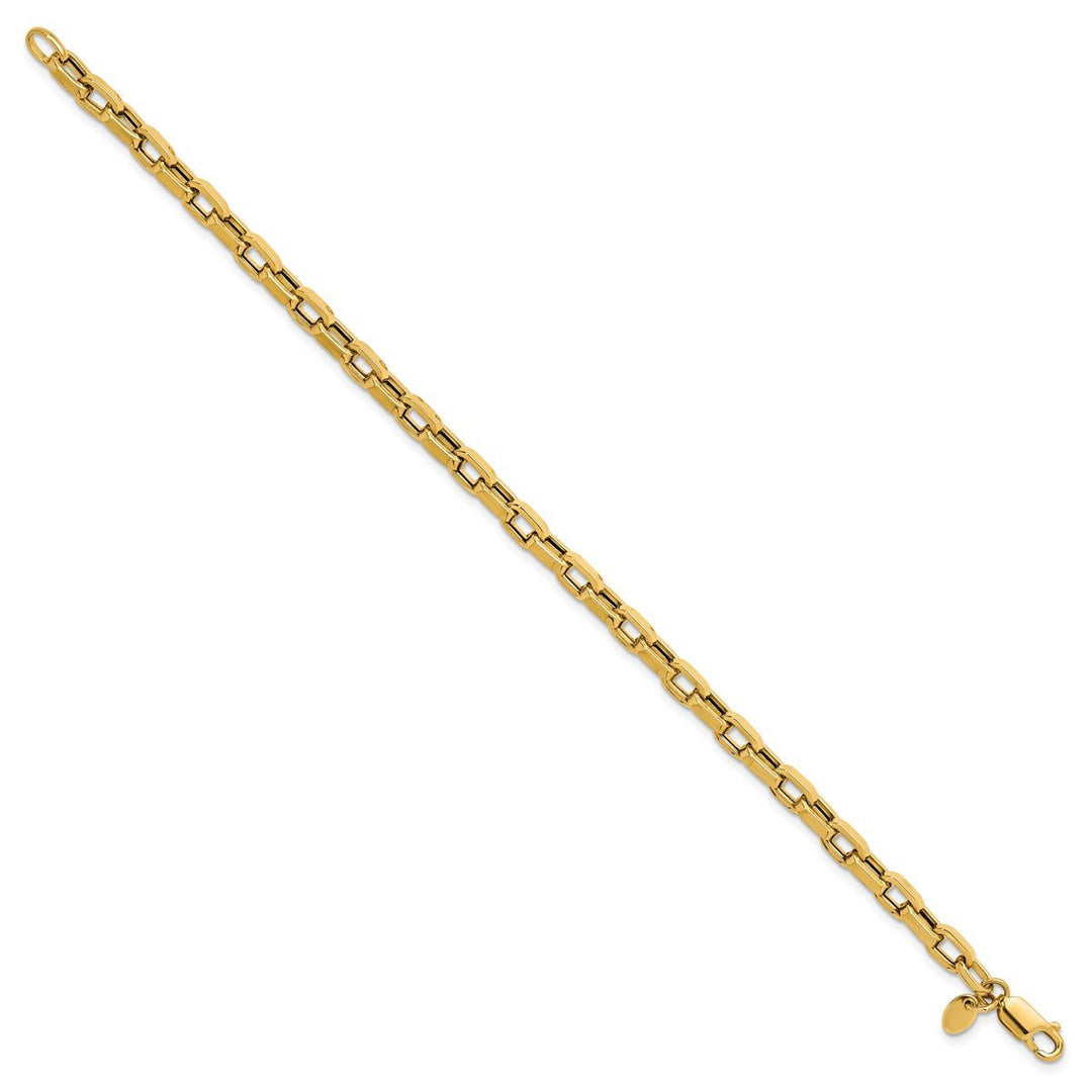 Gold 4.6mm Cable Bracelet, 7.5