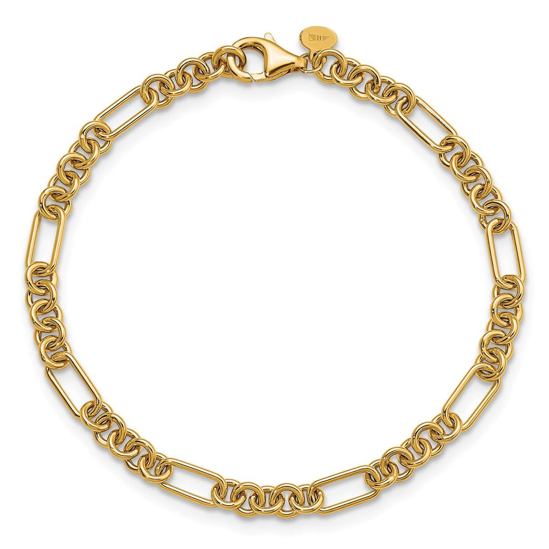 Gold 4.6mm Link, Other Bracelet, 7.5