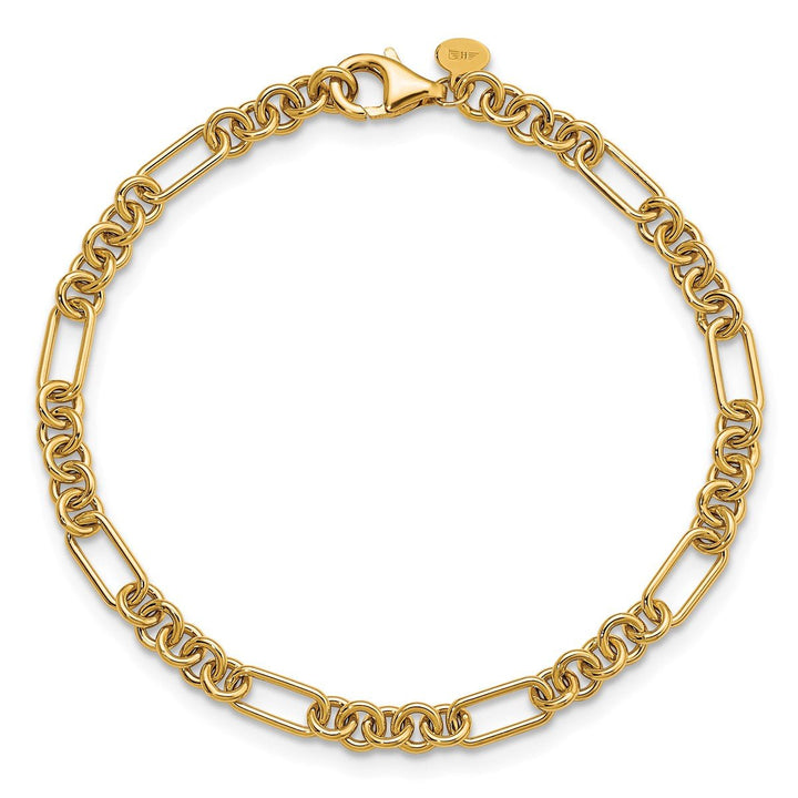 Gold 4.6mm Link, Other Bracelet, 7.5" - Bracelet - Design Jewellers Edmonton