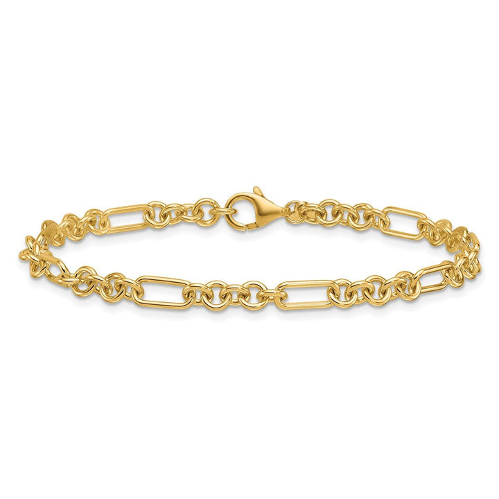 Gold 4.6mm Link, Other Bracelet, 7.5" - Bracelet - Design Jewellers Edmonton