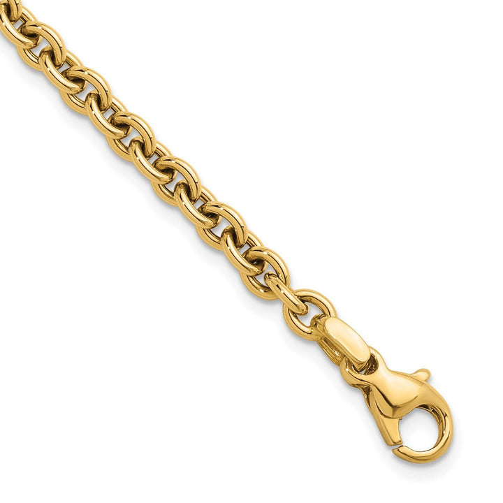 Gold 4.75mm Cable Bracelet, 7.5" - Bracelet - Design Jewellers Edmonton