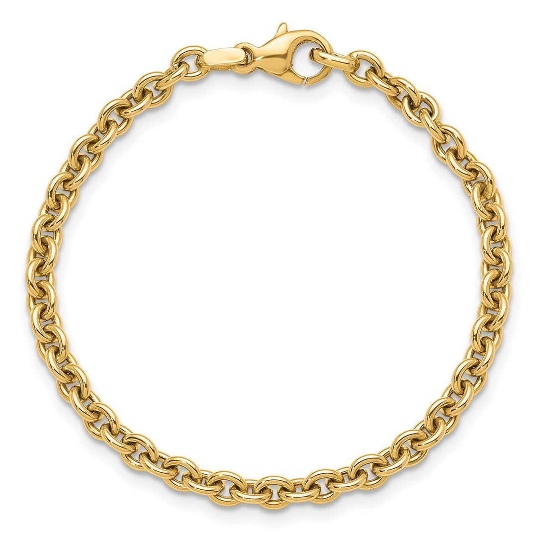 Gold 4.75mm Cable Bracelet, 7.5