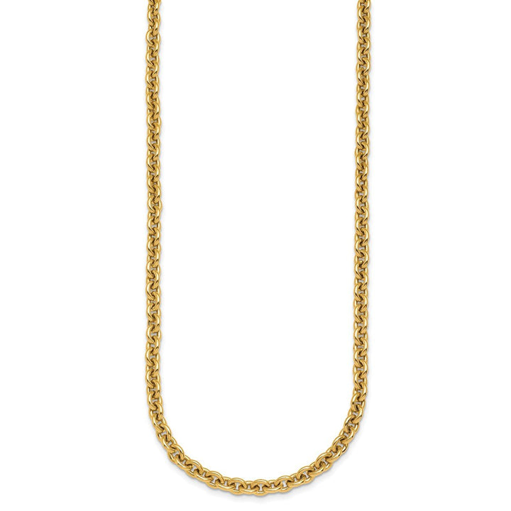 Gold 4.75mm Cable Necklace, 18" - Necklace - Design Jewellers Edmonton