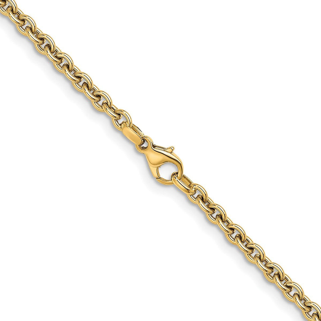 Gold 4.75mm Cable Necklace, 18
