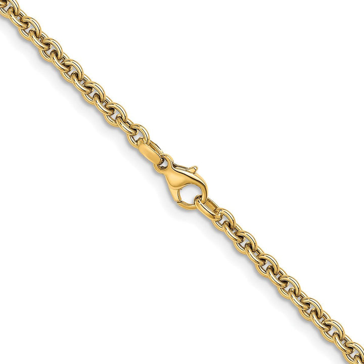 Gold 4.75mm Cable Necklace, 18" - Necklace - Design Jewellers Edmonton
