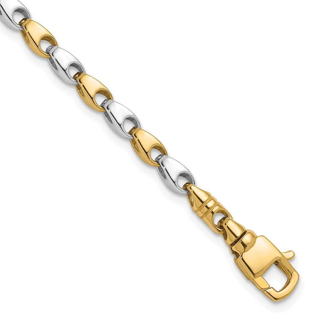 Gold 4.75mm Fancy Bracelet, 8"
