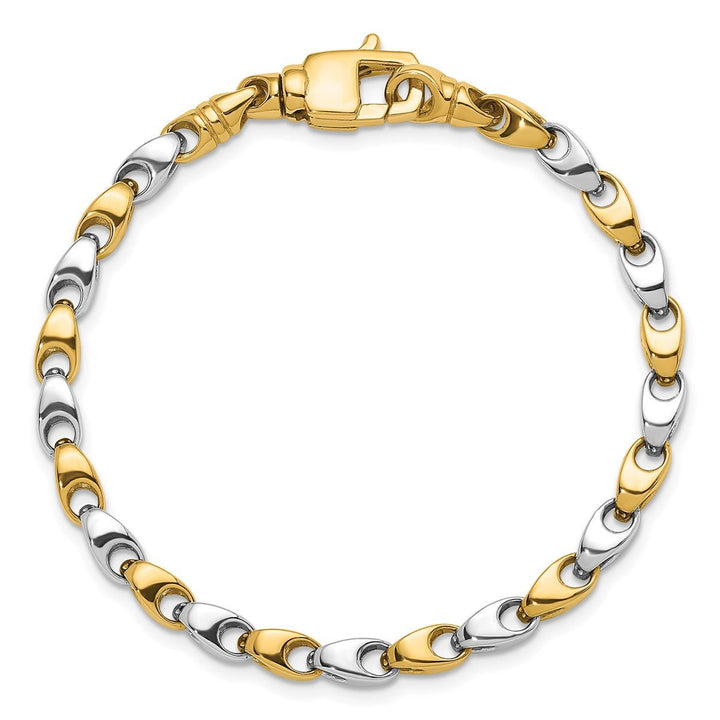 Gold 4.75mm Fancy Bracelet, 8" - Bracelet - Design Jewellers Edmonton