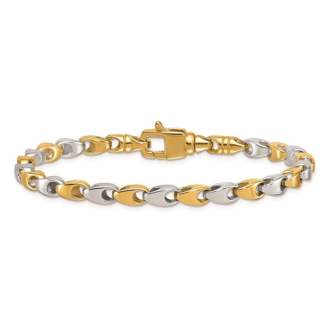 Gold 4.75mm Fancy Bracelet, 8