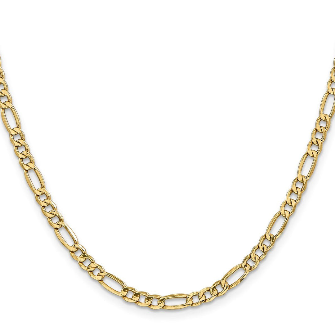Gold 4.75mm Figaro Chain, 16