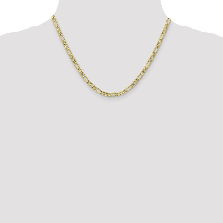 Gold 4.75mm Figaro Chain, 18" - Chain - Design Jewellers Edmonton
