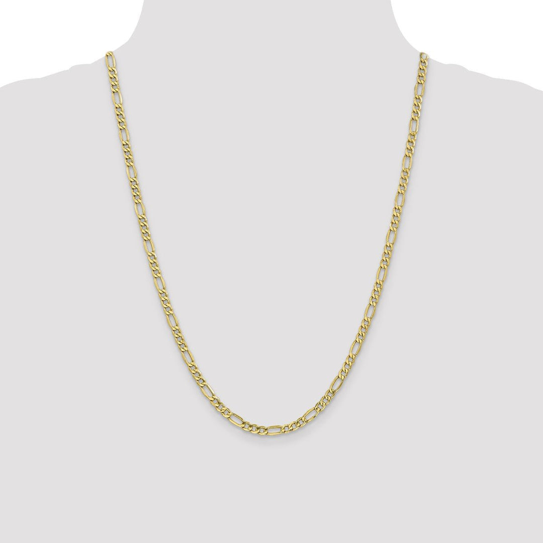 Gold 4.75mm Figaro Chain, 24