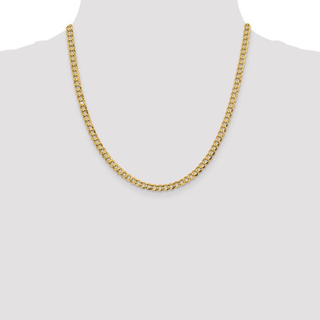 Gold 4.7mm Cuban Chain, 20