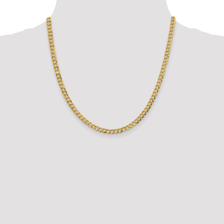 Gold 4.7mm Cuban Chain, 20" - Chain - Design Jewellers Edmonton