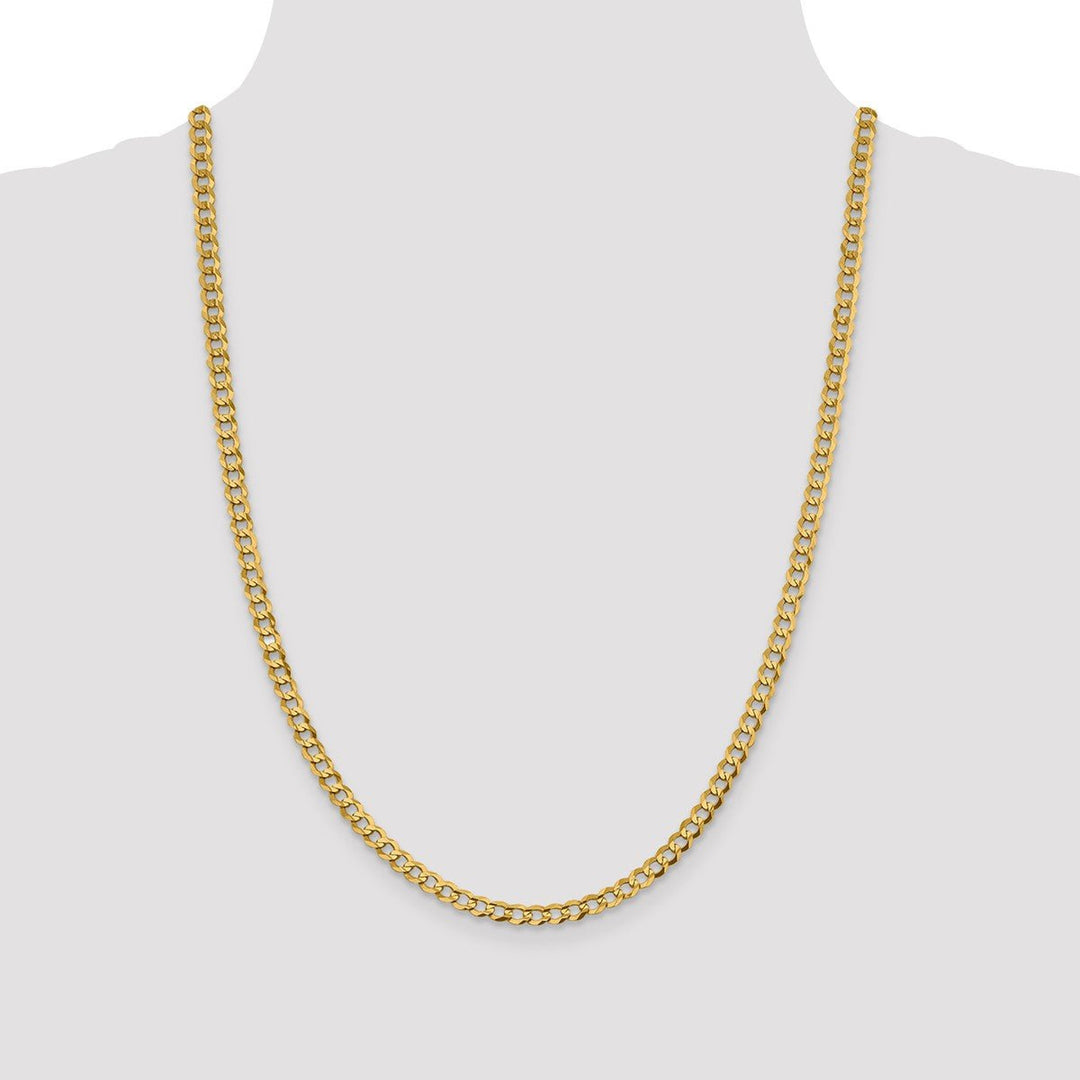 Gold 4.7mm Cuban Chain, 24