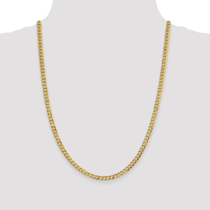 Gold 4.7mm Cuban Chain, 24" - Chain - Design Jewellers Edmonton