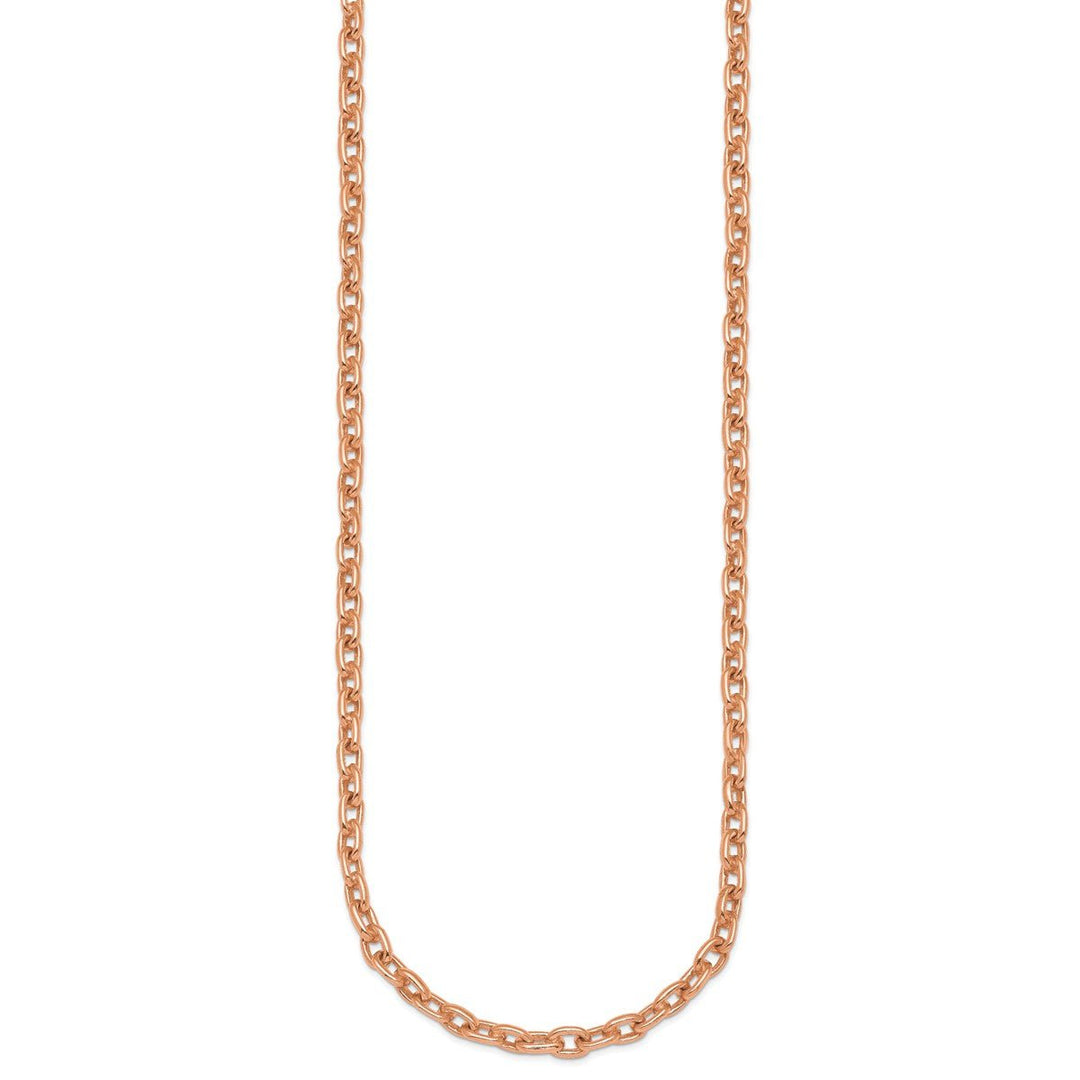 Gold 4.7mm Open Link Chain, 24
