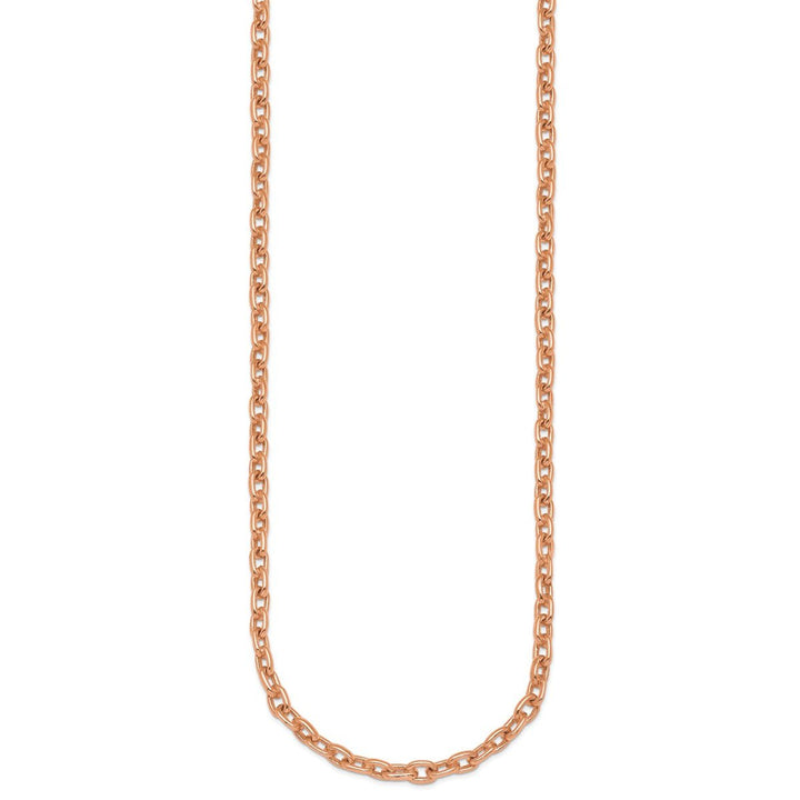 Gold 4.7mm Open Link Chain, 24" - Chain - Design Jewellers Edmonton