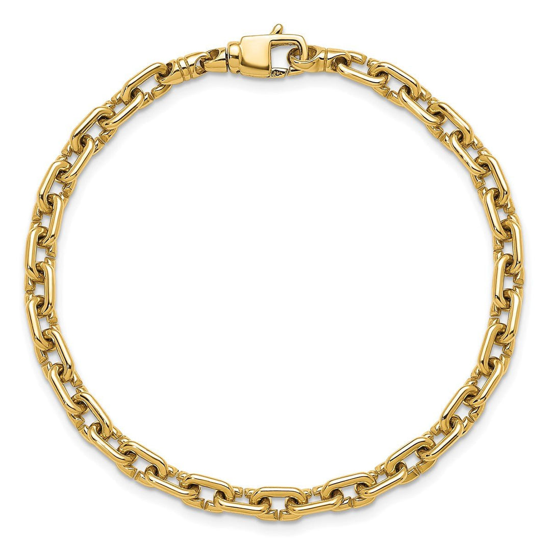 Gold 4.8mm Cable Bracelet, 7.75