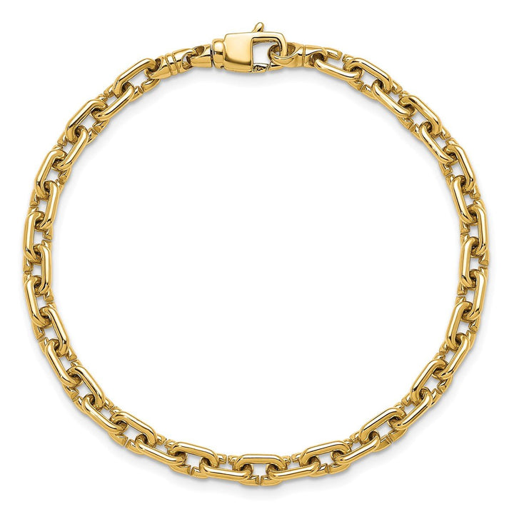 Gold 4.8mm Cable Bracelet, 7.75" - Bracelet - Design Jewellers Edmonton