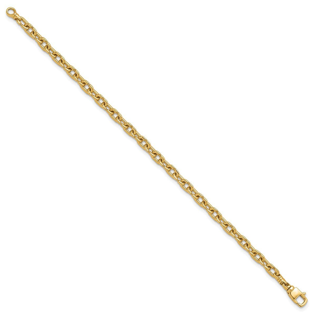 Gold 4.8mm Cable Bracelet, 7.75
