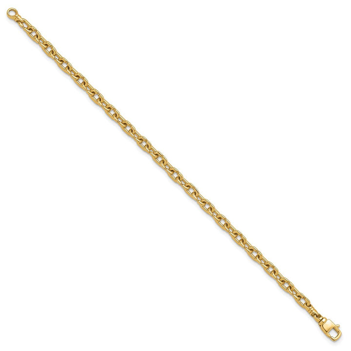 Gold 4.8mm Cable Bracelet, 7.75" - Bracelet - Design Jewellers Edmonton