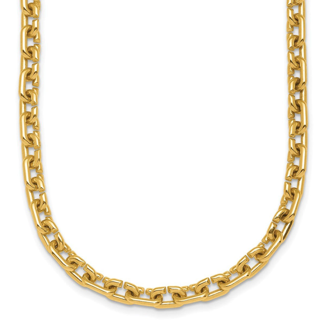 Gold 4.8mm Cable Necklace, 19.75"