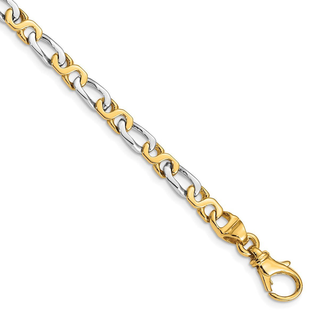 Gold 4.8mm Fancy Chain, 18"