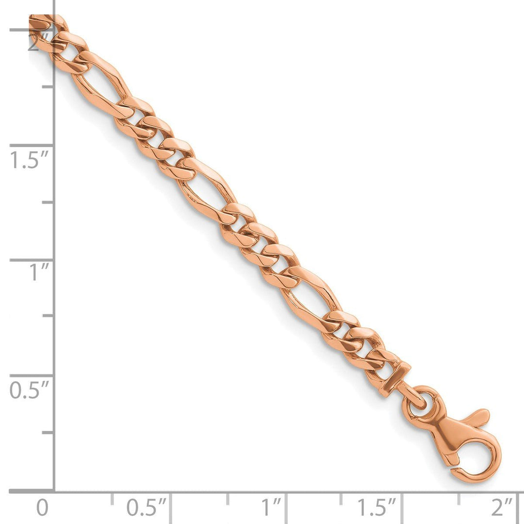 Gold 4.8mm Figaro Chain, 18
