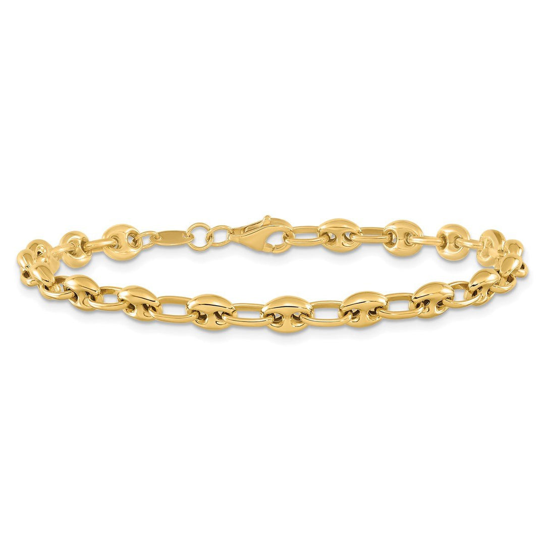 Gold 4.94mm Link, Other Bracelet, 7.5