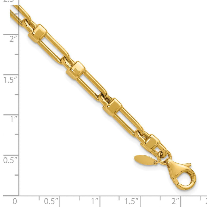 Gold 4.9mm Link, Other Bracelet, 7.5" - Bracelet - Design Jewellers Edmonton