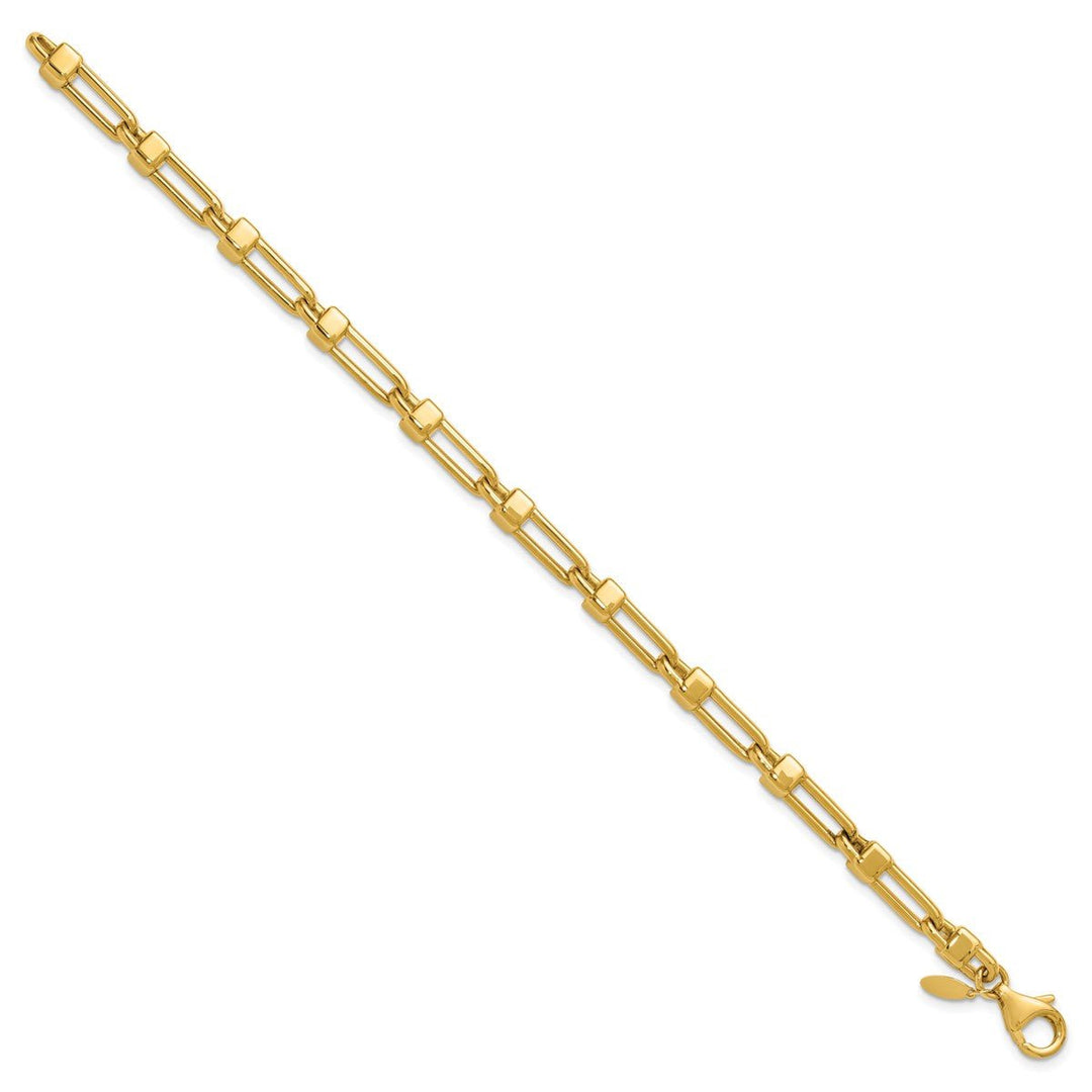Gold 4.9mm Link, Other Bracelet, 7.5