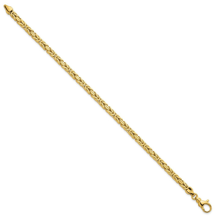 Gold 4mm Byzantine Chain, 8.5" - Chain - Design Jewellers Edmonton