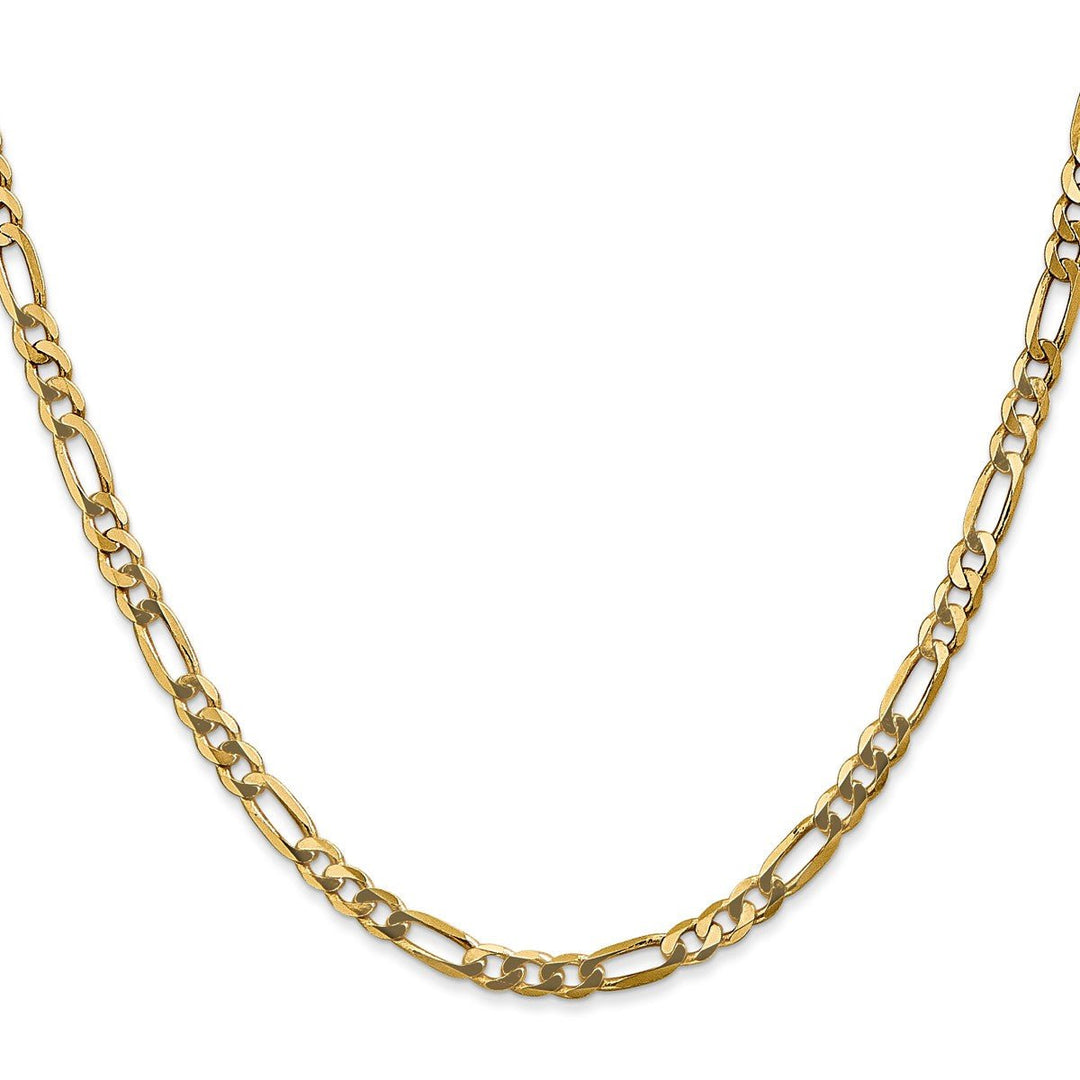 Gold 4mm Figaro Chain, 18