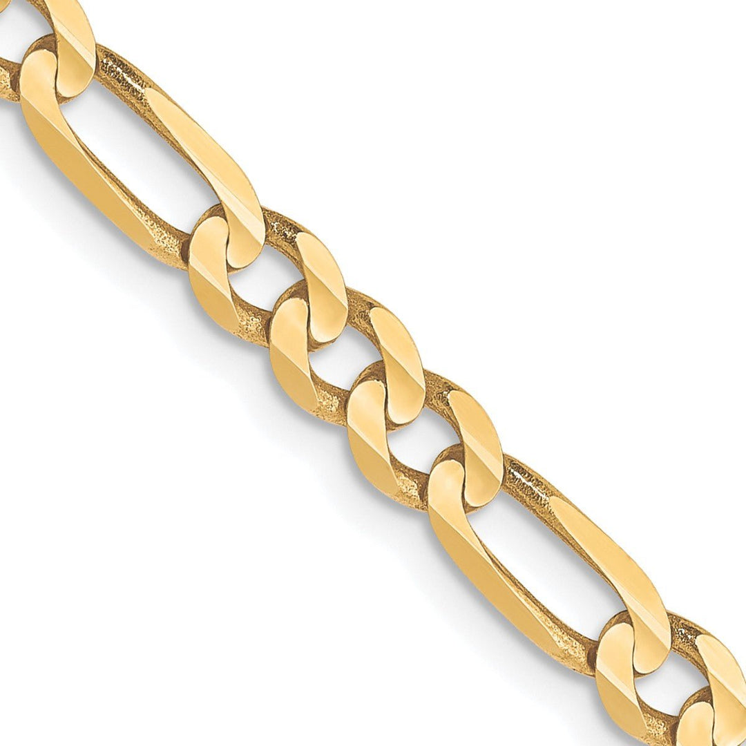 Gold 4mm Figaro Chain, 18