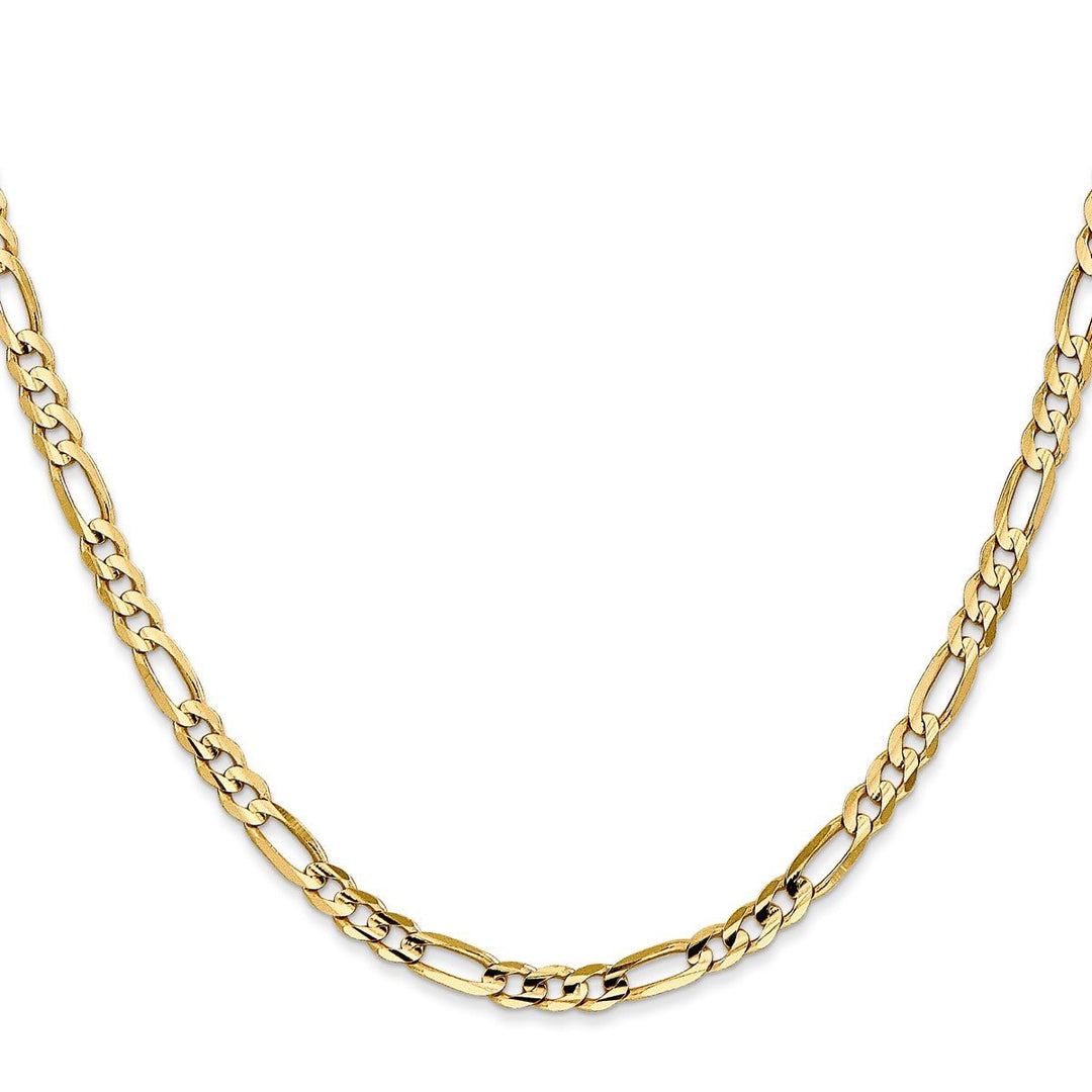 Gold 4mm Figaro Chain, 18