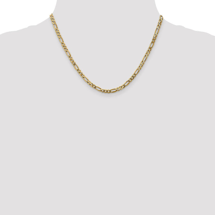 Gold 4mm Figaro Chain, 18" - Chain - Design Jewellers Edmonton