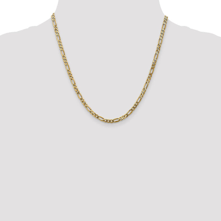 Gold 4mm Figaro Chain, 20" - Chain - Design Jewellers Edmonton