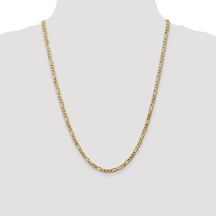 Gold 4mm Figaro Chain, 24" - Chain - Design Jewellers Edmonton