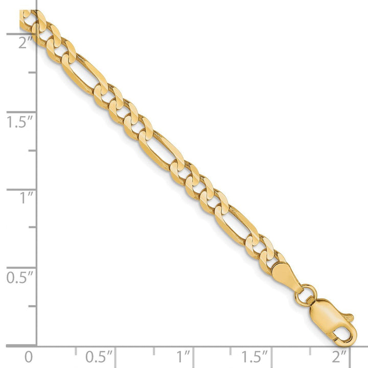 Gold 4mm Figaro Chain, 7" - Chain - Design Jewellers Edmonton