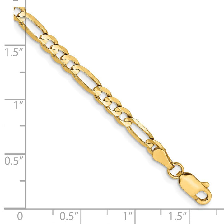 Gold 4mm Figaro Chain, 7" - Chain - Design Jewellers Edmonton
